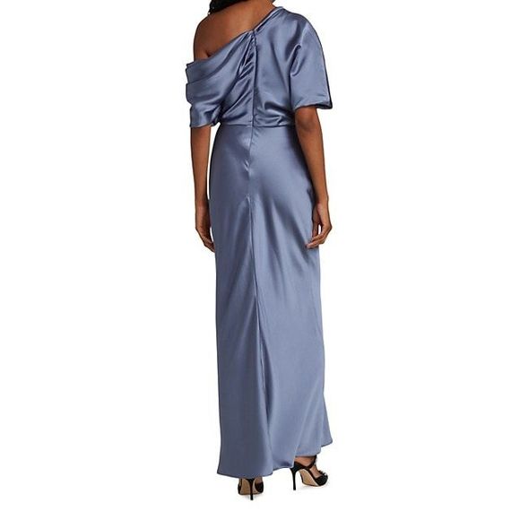Amsale
Satin One-Shoulder Gown - Picture 3 of 11